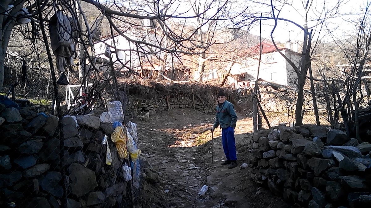 Old man from the hamlet of Tremnik